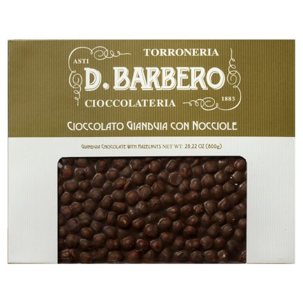 Barbero - Nougat chocolate tablet with hazelnut, 800g