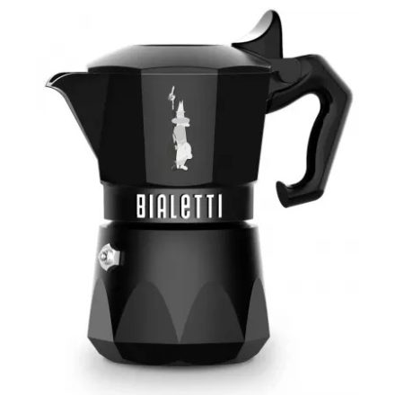 Bialetti Exclusive Brikka Noir, 2 adagos fekete kotyogós kávéfőző