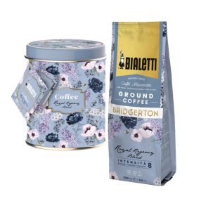   Bialetti - Bridgerton,  Royal Regency Blend - Ground Coffee gift box, 250g