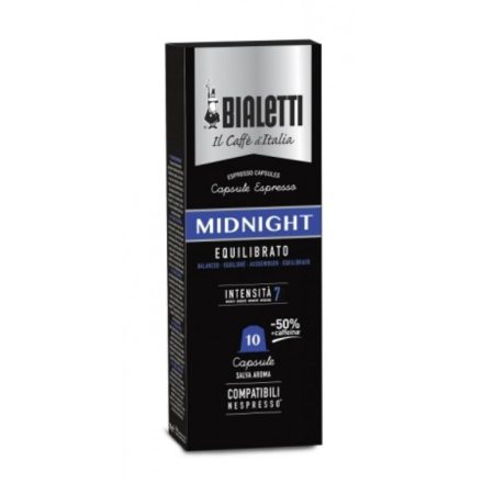 Bialetti Nespresso kompatibilis kávékapszula Midnight, 10db