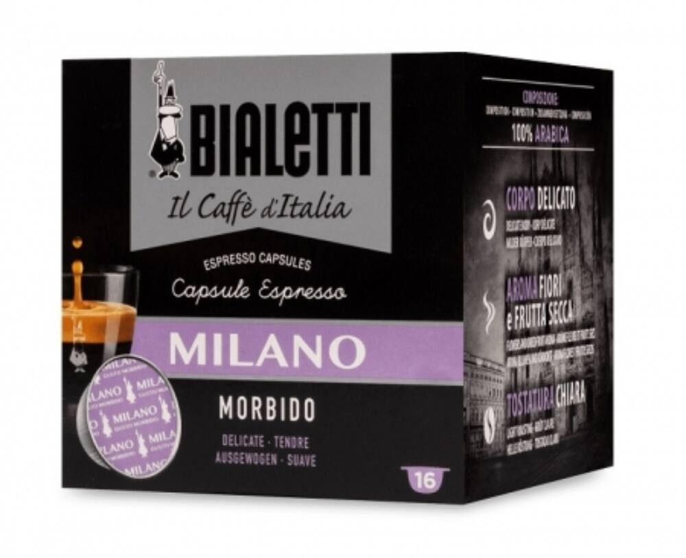 Bialetti coffee capsule box Milano, 16pc -  webshop