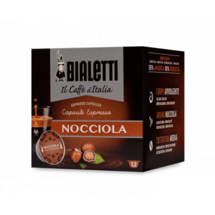 Bialetti coffee capsule box Hazelnut, 12pc