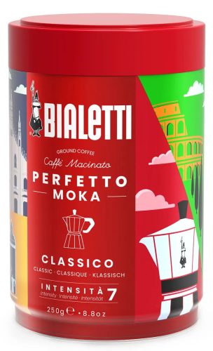 Bialetti Perfetto Moka őrölt kávé Classico - limitált fémdobozos kiadás, 250gr