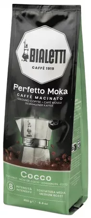 Bialetti - Perfetto Moka coconut-flavoured ground coffee, 250g