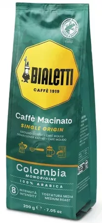 Bialetti - Caffé Macinato Colombia single origin őrölt kávé, 200gr