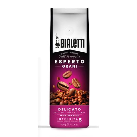 Bialetti Esperto szemes kávé Delicato, 500gr