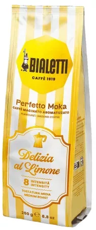 Bialetti - Perfetto Moka lemon-flavoured ground coffee, 250g