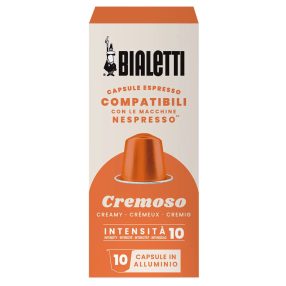 Bialetti Nespresso kompatibilis kávékapszula Cremoso, 10db