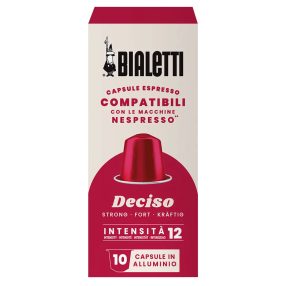 Bialetti Nespresso kompatibilis kávékapszula Deciso, 10db