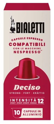 Bialetti Nespresso compatible coffee capsule box, DECISO 10pc