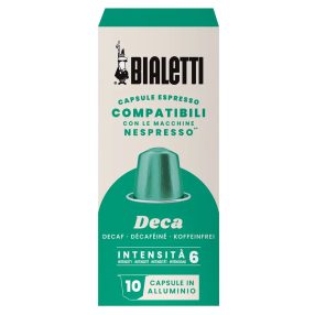 Bialetti Nespresso kompatibilis kávékapszula Deka, 10db