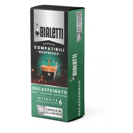 Bialetti Nespresso compatible coffee capsule box Deka, 10pc