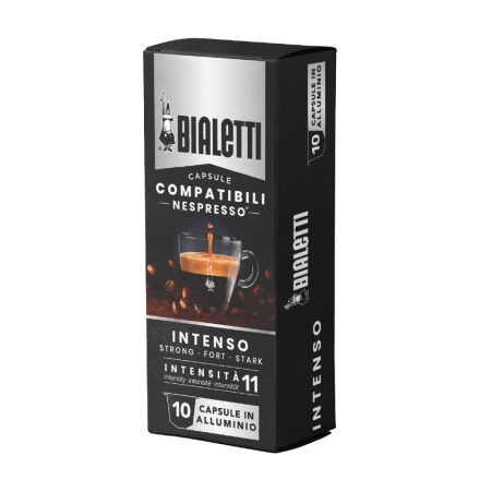 Bialetti Nespresso compatible coffee capsule box Intenso, 10pc
