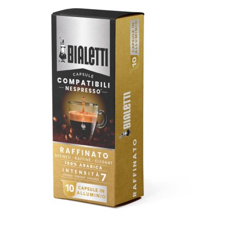Bialetti Nespresso compatible coffee capsule box Raffinato, 10pc