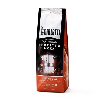 Bialetti Perfetto Moka ground coffee Hazelnut, 250g