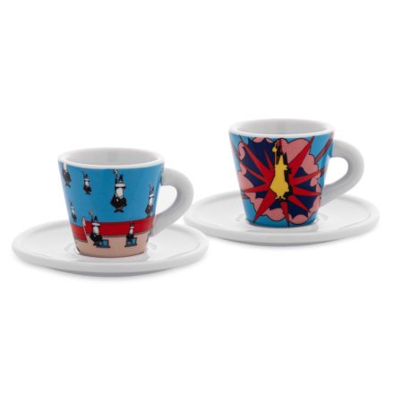 Bialetti Torino coffee cup with saucer set 2 pcs (60ml)