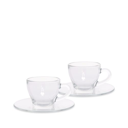 Bialetti Üveg espresso csésze szett (75ml), 2 személyes