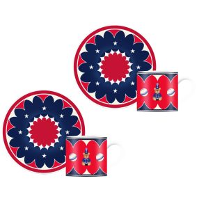   Bialetti - Kávéscsésze-szett, 2 személyes - Karácsonyi Maci Kollekció