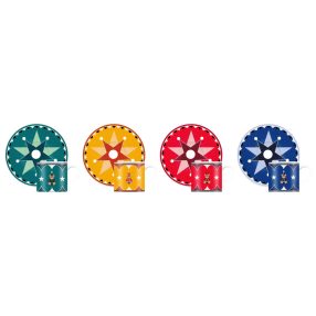   Bialetti - Kávéscsésze-szett, 4 személyes - Karácsonyi Maci Kollekció