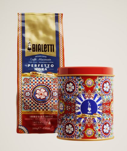 Bialetti - Perfetto Moka őrölt kávé Irresistibile, Dolce&Gabbana díszdobozban, 200gr