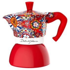   Bialetti - Dolce&Gabbana Moka Induction Carretto Siciliano kotyogós kávéfőző, 2 adagos