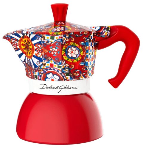 Bialetti - Dolce&Gabbana Moka Induction Sicilian Cart 2 cups coffee maker