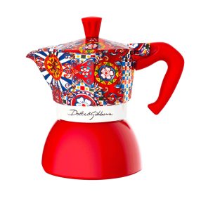   Bialetti - Dolce&Gabbana Moka Induction Carretto Siciliano kotyogós kávéfőző, 4 adagos