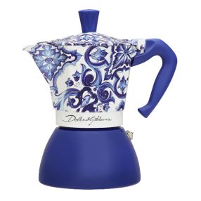   Bialetti - Dolce&Gabbana Moka Induction Blu Mediterraneo kotyogós kávéfőző, 6 adagos