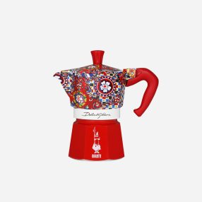   Bialetti - Dolce&Gabbana Moka Express Carretto Siciliano kotyogós kávéfőző, 3 adagos