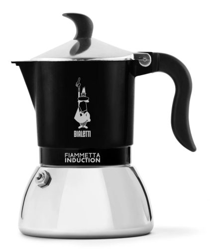 Bialetti Fiammetta Induction kotyogós, indukciós kávéfőző, 2 adagos, fekete