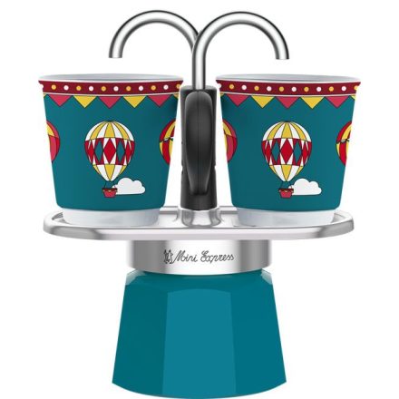 Bialetti Mini Express kotyogós kávéfőző, 2 személyes, Winter Wonderland