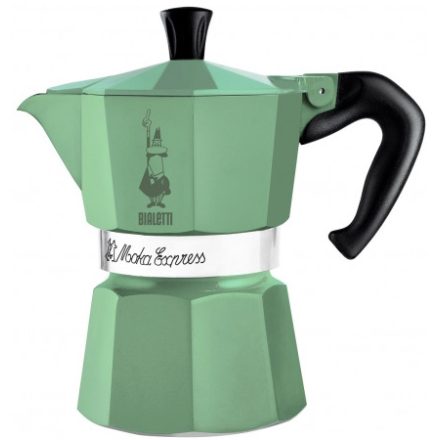 Bialetti Moka Express 1 cup coffee maker, sage green