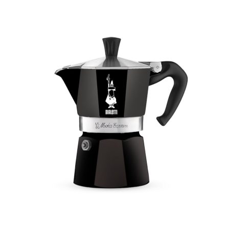 Bialetti Moka Express 3 cups coffee maker, black