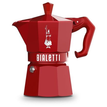 Bialetti Moka Exclusive 3 cups, red