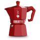 Bialetti Exclusive Moka Express, 3 adagos, piros