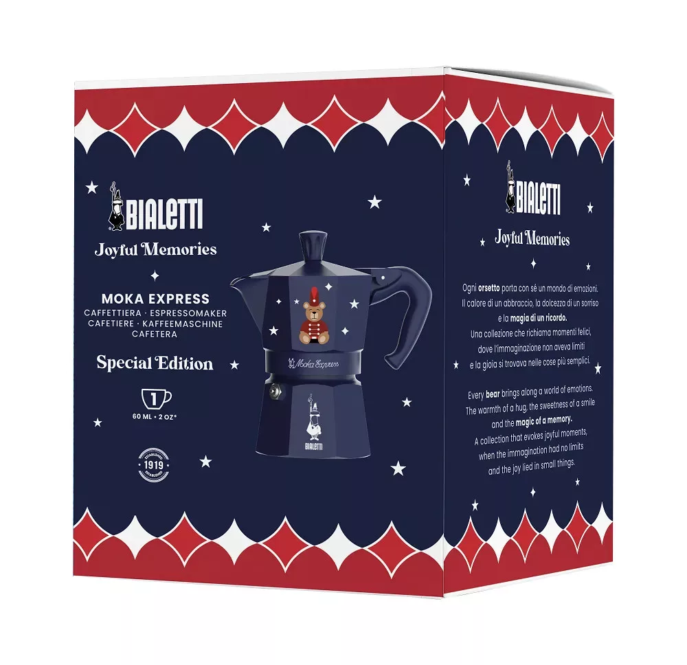 Bialetti Joyful Memories – Moka Express moka pot in Christma