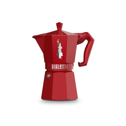 Bialetti Moka Exclusive 6 cups, red