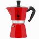 Bialetti Moka Express 6 cups coffee maker, red