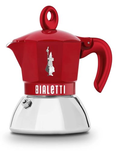 Bialetti Moka Exclusive Indiction 2 cups, red