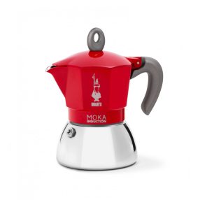 Bialetti Moka Induction 2 cups coffee maker, red