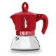 Bialetti Exclusive Moka Express Induction, 4 adagos piros indukciós kotyogós kávéfőző