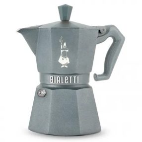   Bialetti Moka Induction Octagonal kotyogós, indukciós kávéfőző, 3 adagos, ezüstszürke