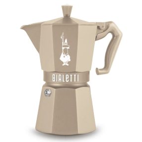   Bialetti Moka Induction Octagonal kotyogós, indukciós kávéfőző, 6 adagos, homokszínű