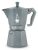 Bialetti Moka Induction Octagonal coffee maker, silver grey - 6 cup