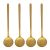 Bialetti Deco Glamour Spoon set 4pcs