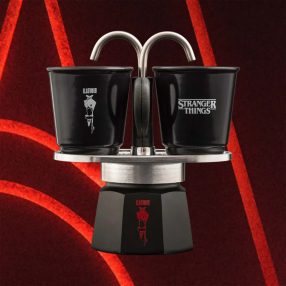   Bialetti - Stranger Things Mini Express különleges kiadású kotyogós kávéfőző, 2 adagos