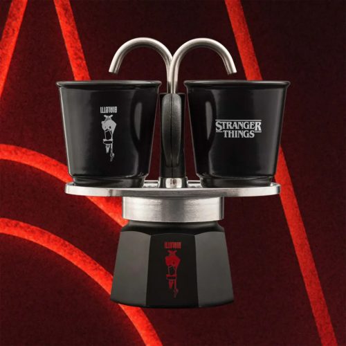 Bialetti - Stranger Things Mini Express különleges kiadású kotyogós kávéfőző, 2 adagos
