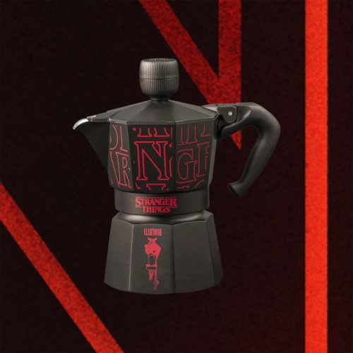 Bialetti - Stranger Things Moka Express különleges kiadású kotyogós kávéfőző, 3 adagos