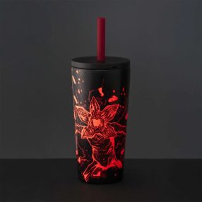   Bialetti - Stranger Things különleges kiadás hőtartó tumbler szívószállal, 600ml