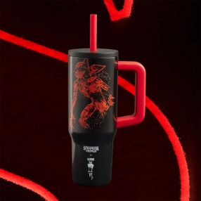   Bialetti - Stranger Things különleges kiadás füles tumbler szívószállal, 900ml